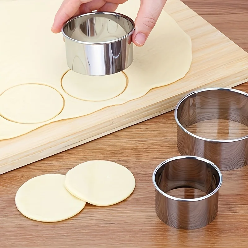 Home Cooking In Chinese - 3pcs/set Non-Stick Stainless Steel Dumpling Mold