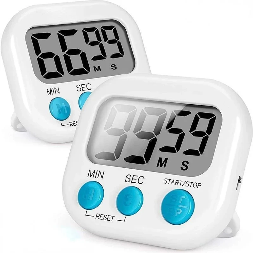Home Cooking Supplies - Kitchen Timer Magnetic LCD Digital Countdown
