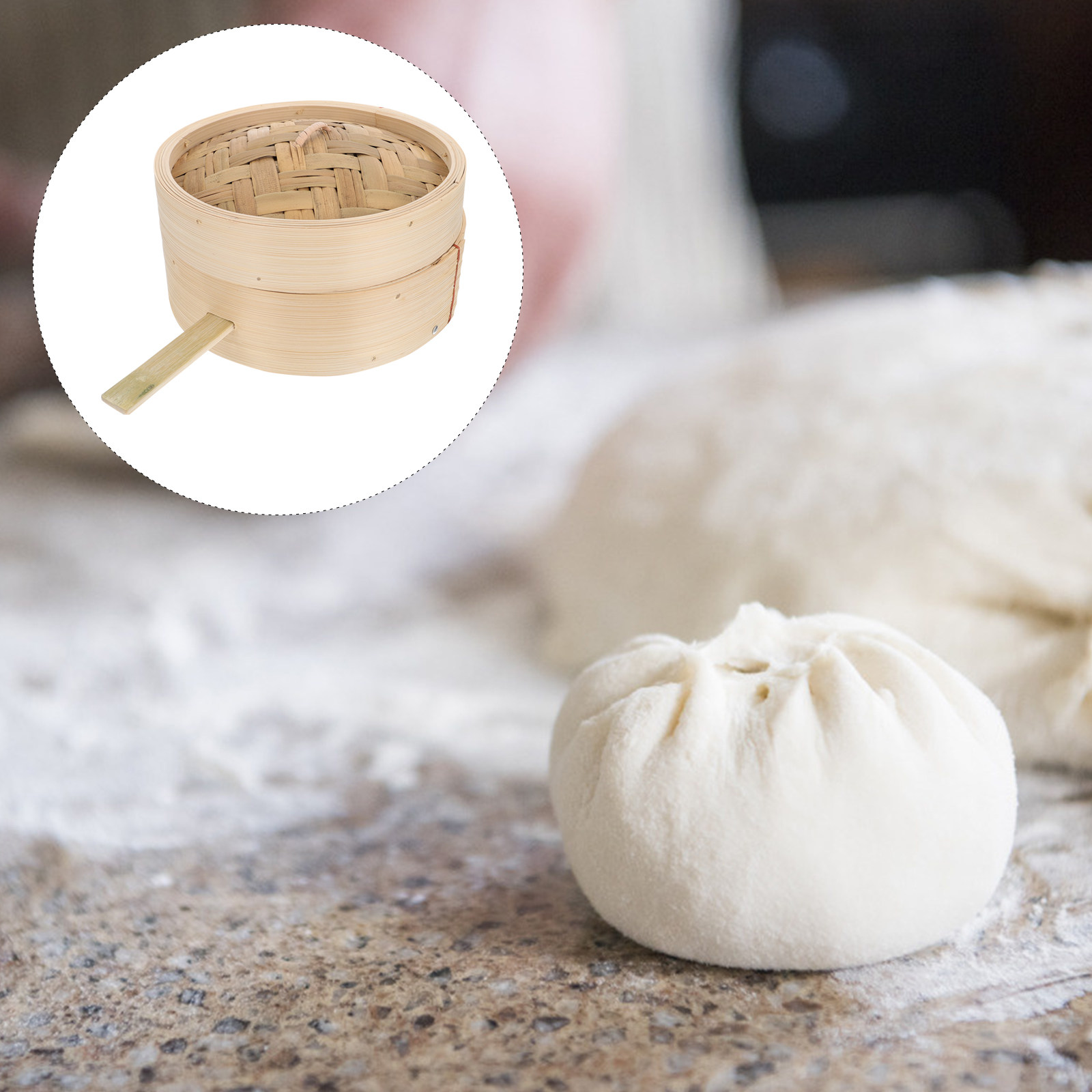 Steamer Bamboo Set - Bamboo Steamer Set Premium Kitchen Food