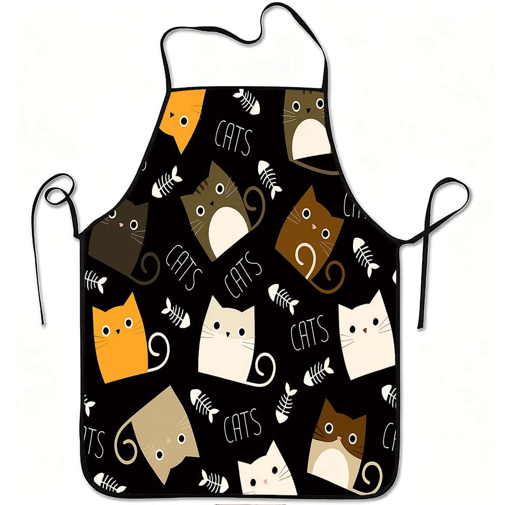 Home Cooking Chef - 1 Piece of Fun Cartoon-Themed Apron,