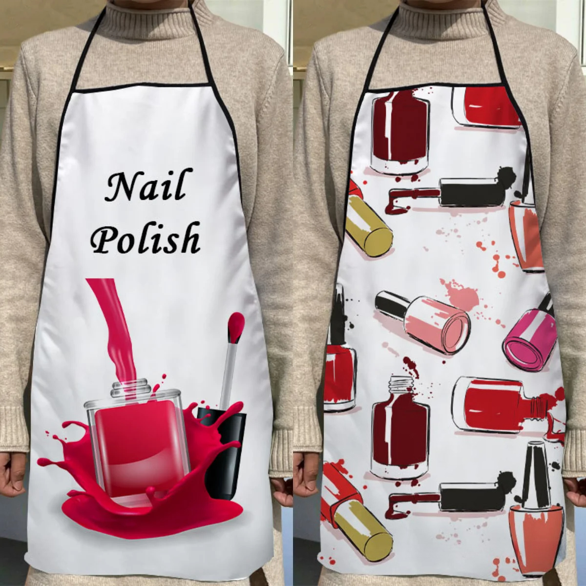 Home Cooking Supplies - Fashion Design Nail Polish Apron Store