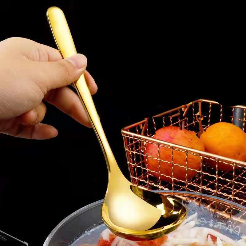 Stainless Steel Golden Soup Sp - Home Cooking Supplies のレビューと価格