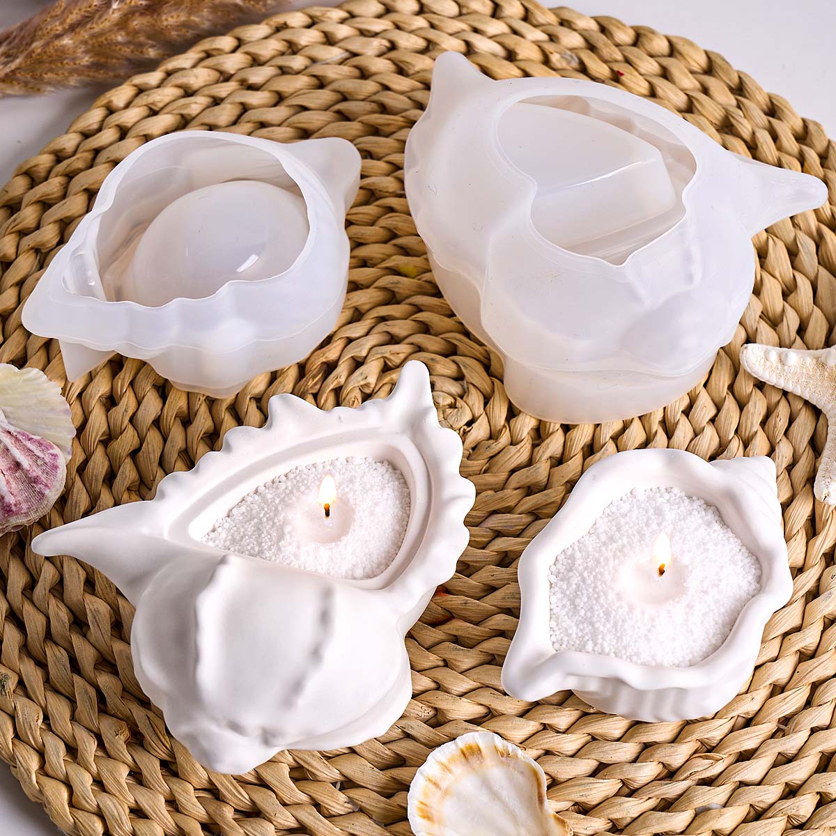 Conch Flowerpot Silicone Mold  - Idli Steamer Mold のレビューと価格