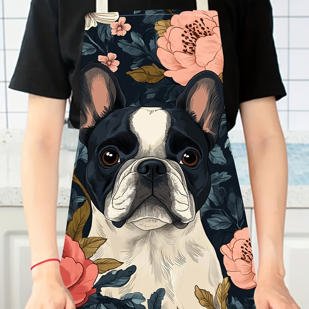 French Bulldog Floral Apron -  - Home Cooking For Dogs のレビューと価格