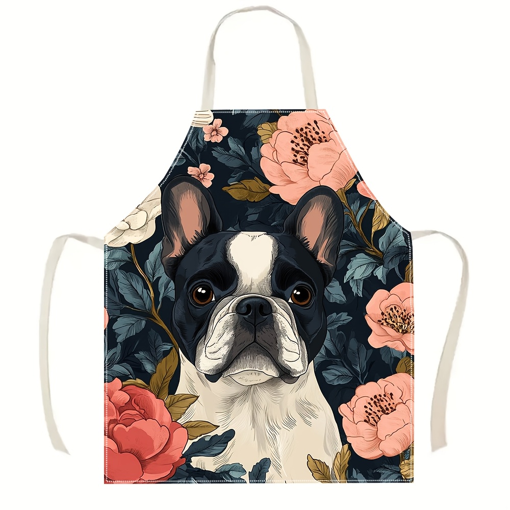 French Bulldog Floral Apron -  - Home Cooking For Dogs のレビューと価格