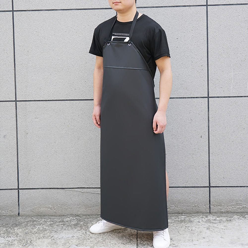 Soft PU Leather Kitchen Apron  - Home Cooking Chef のレビューと価格