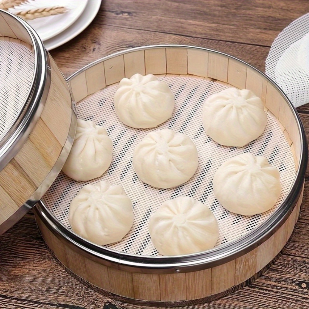 3pcs/set Reusable Silicone Non - Steamer Bamboo Set のレビューと価格
