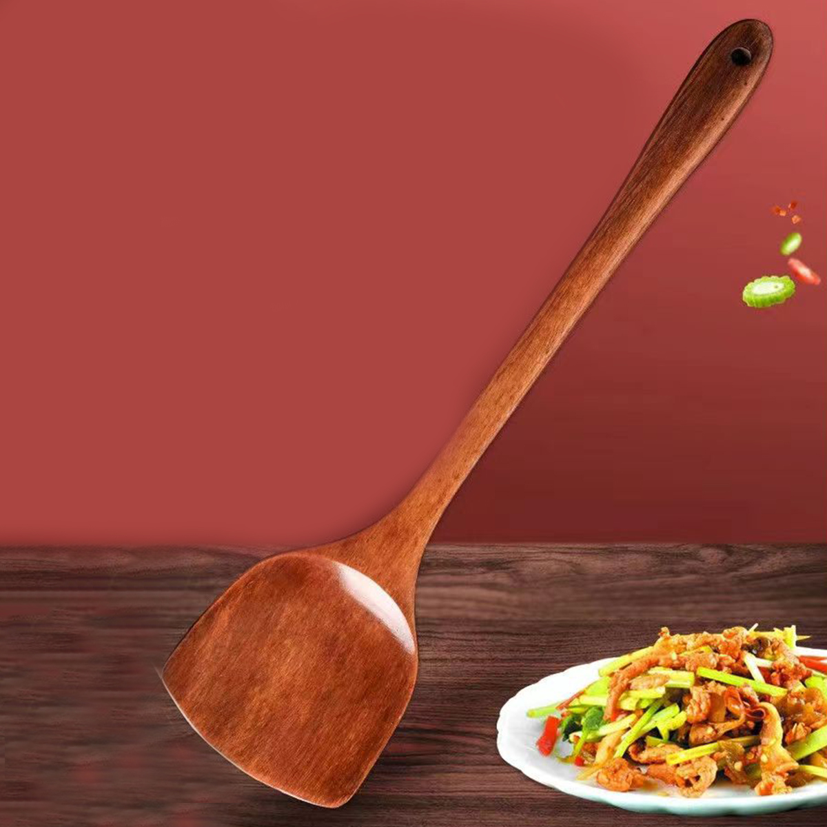 1pcs Home Spatula Wooden Spatu - Home Cooking Supplies のレビューと価格