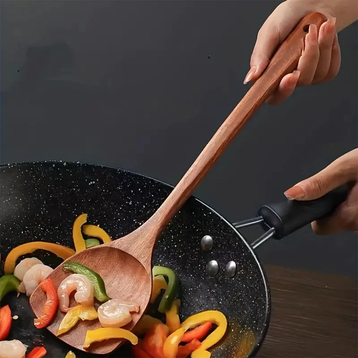1pcs Home Spatula Wooden Spatu - Home Cooking Supplies のレビューと価格