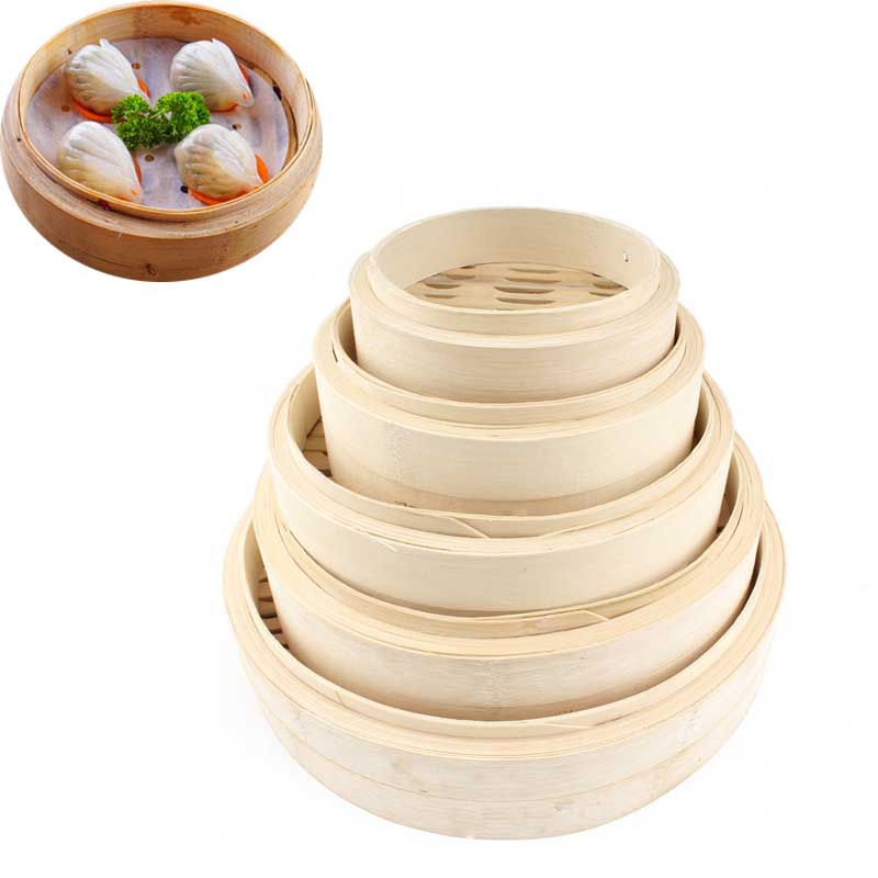 Bamboo Steamer Basket, Steamin - Steamer Bamboo Set のレビューと価格