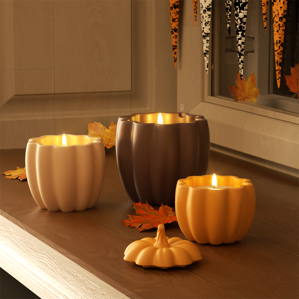 Nicole Round Pumpkin Candle Ja - Idli Steamer Mold のレビューと価格