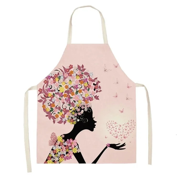 Women Kitchen Apron Floral Gir - Home Cooking Supplies のレビューと価格