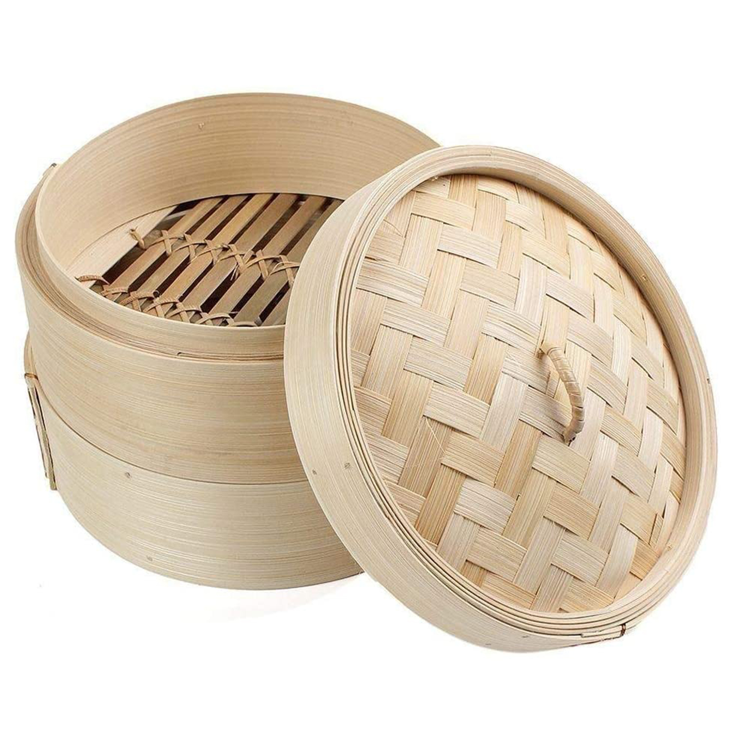 AEE4-Bamboo Steamer 2 Tier 8 I - Steamer Bamboo Set のレビューと価格
