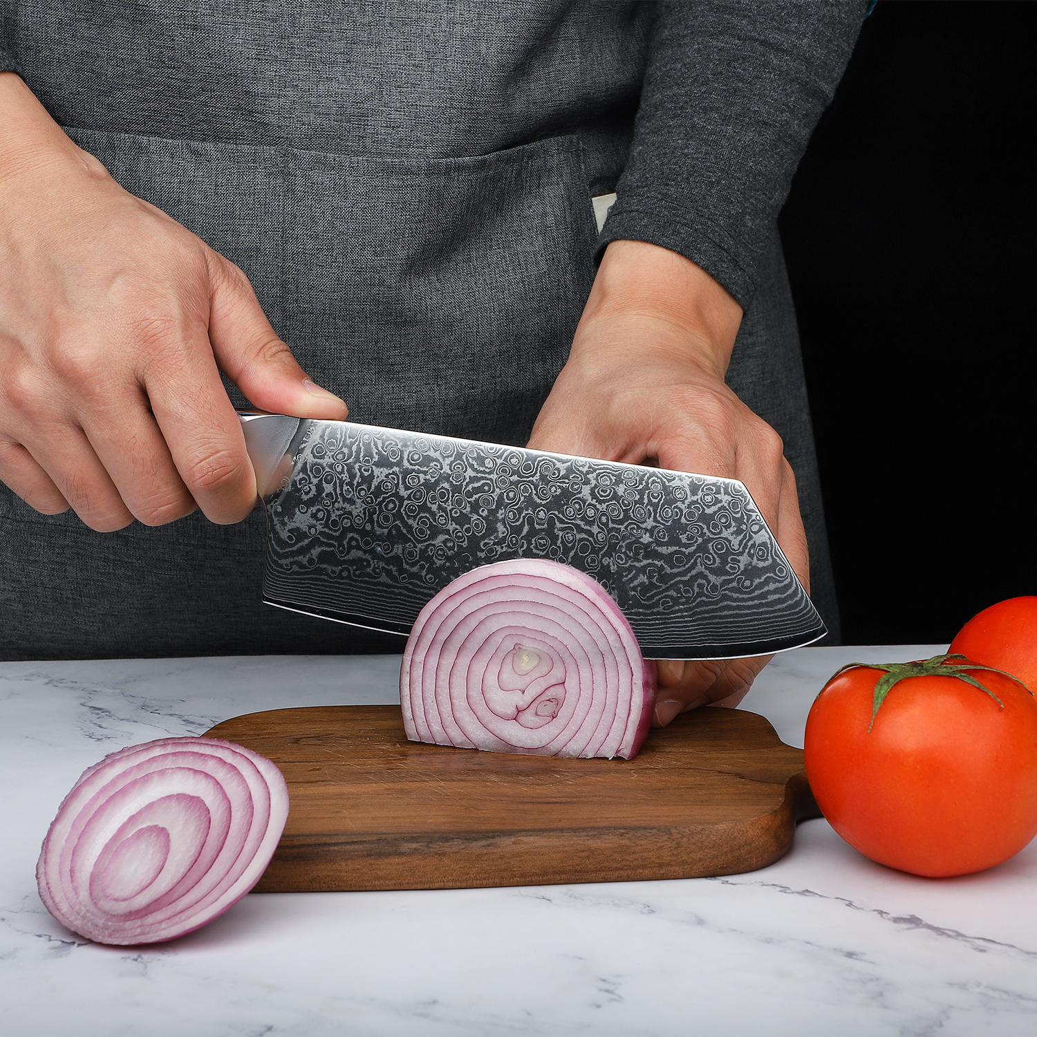SANMUZUO 7.5 inch Nakiri Knife - Home Cooking Chef のレビューと価格