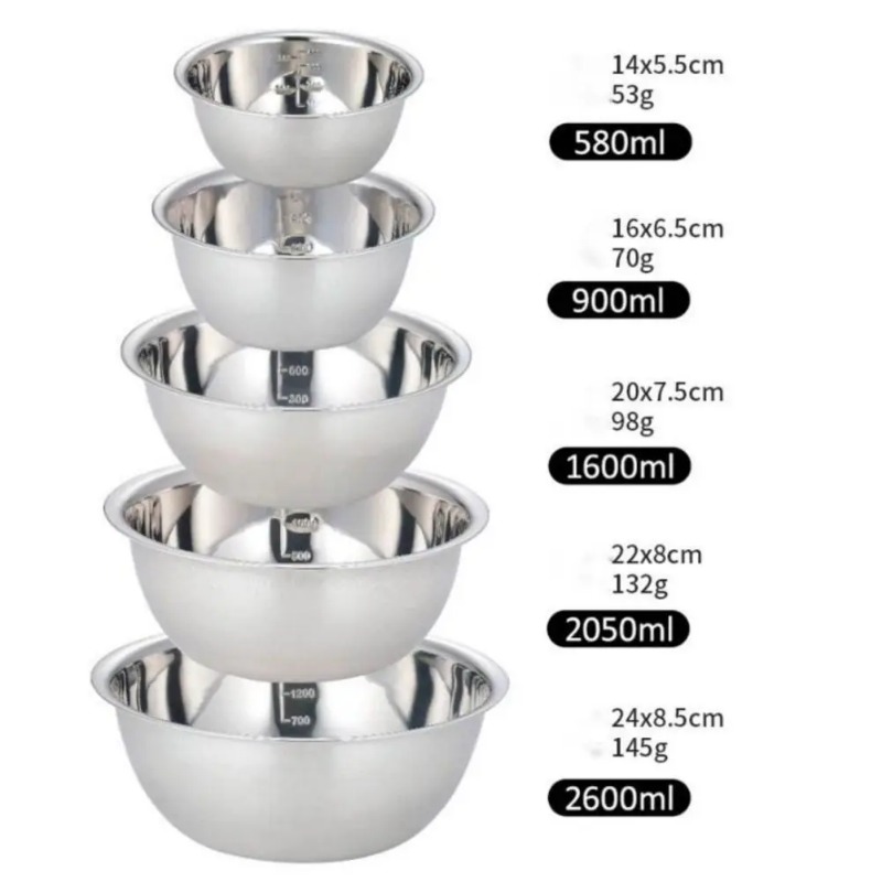 Stainless Steel Mixing Bowls P - Home Cooking Supplies のレビューと価格