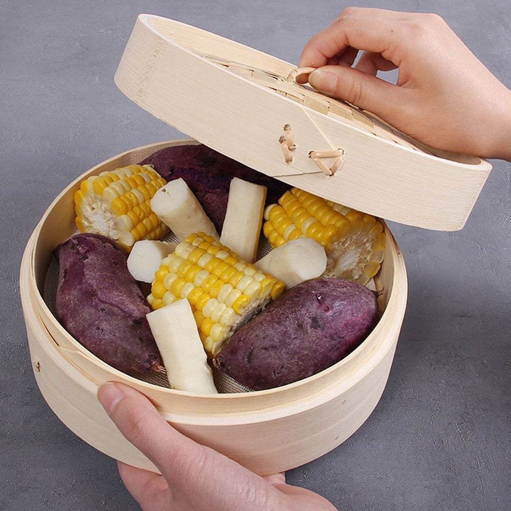 Chinese Steamer Bamboo Steamer - Steamer Bamboo Set のレビューと価格