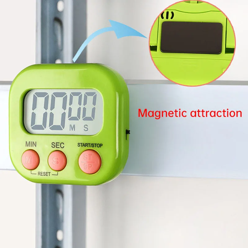 Kitchen Timer Magnetic LCD Dig - Home Cooking Supplies のレビューと価格