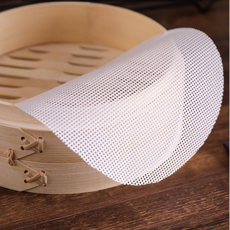1pcs Reusable White Silicone N - Steamer Bamboo Set のレビューと価格