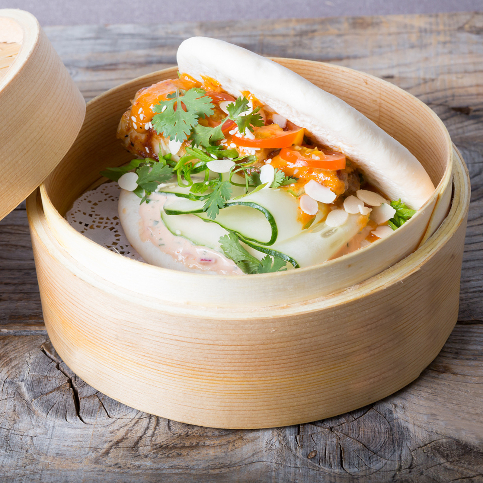 1 Set Bamboo Basket Dim Sum Du - Steamer Bamboo Set のレビューと価格
