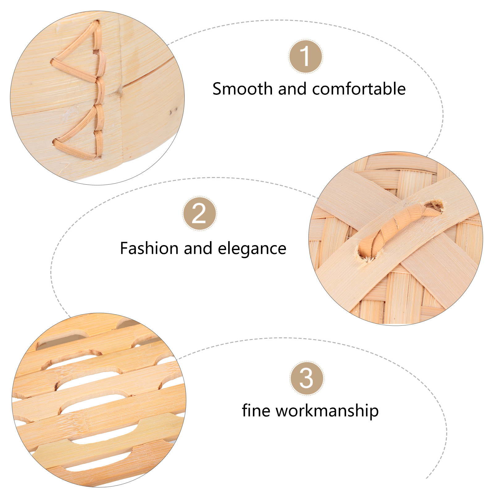 1 Set Bamboo Basket Dim Sum Du - Steamer Bamboo Set のレビューと価格