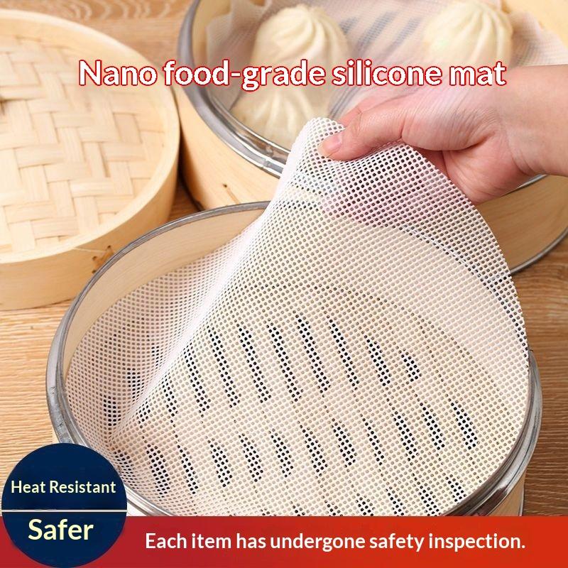 5pcs/set Reusable Silicone Non - Steamer Bamboo Set のレビューと価格