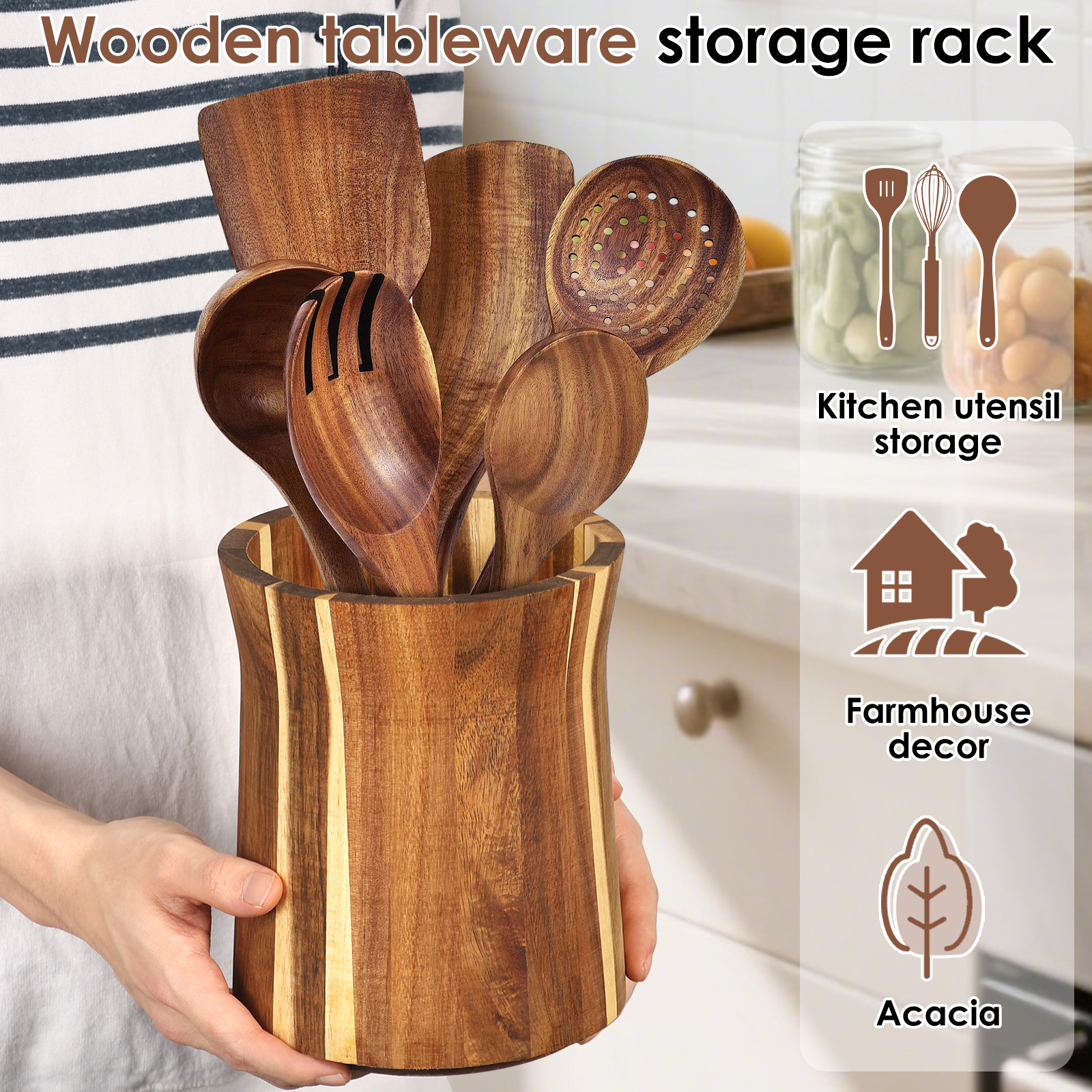 360° Rotating Utensil Holder W - Home Cooking Supplies のレビューと価格