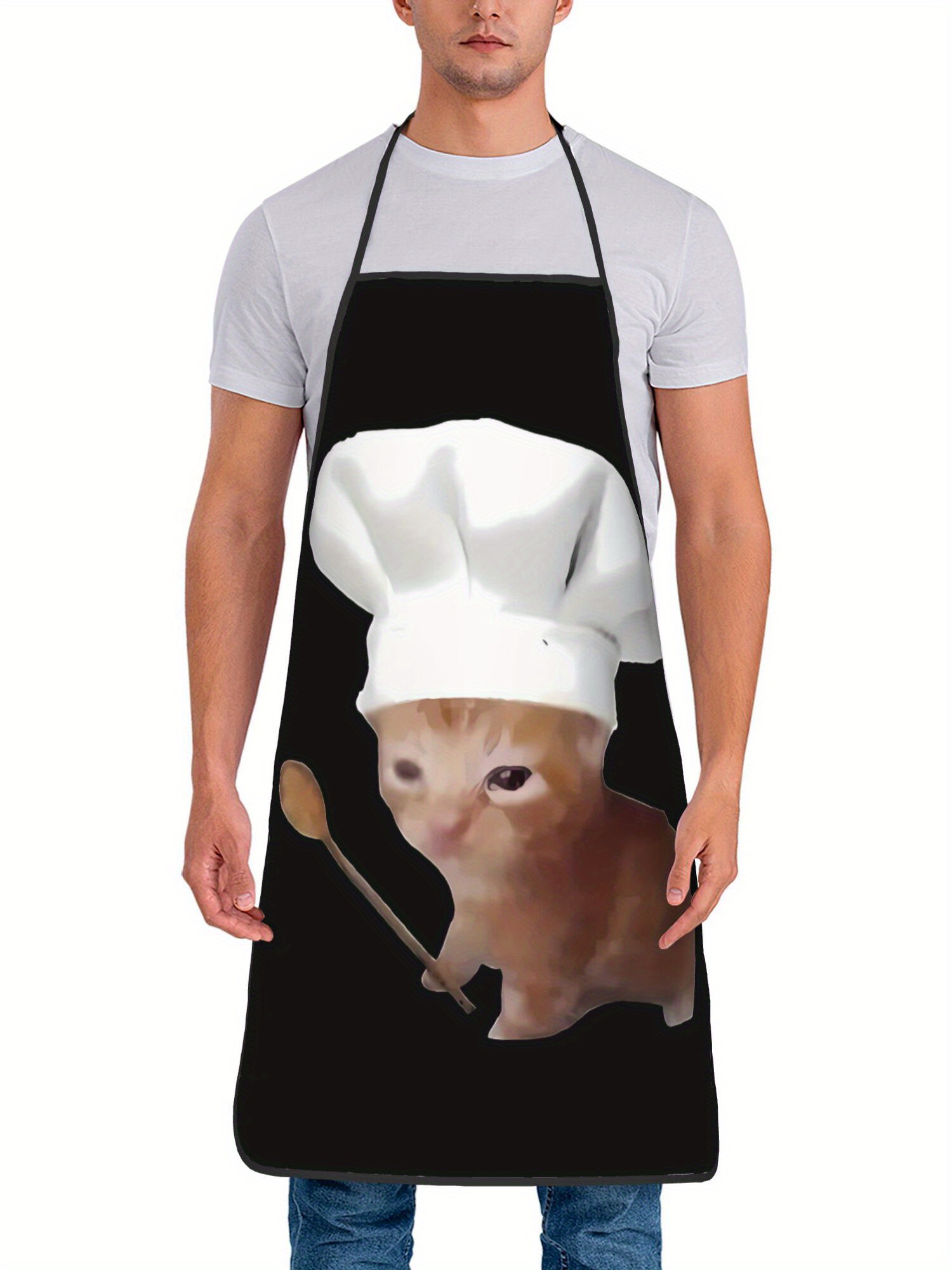 Funny Chef Crying Cat Apron Ki - Home Cooking Chef のレビューと価格