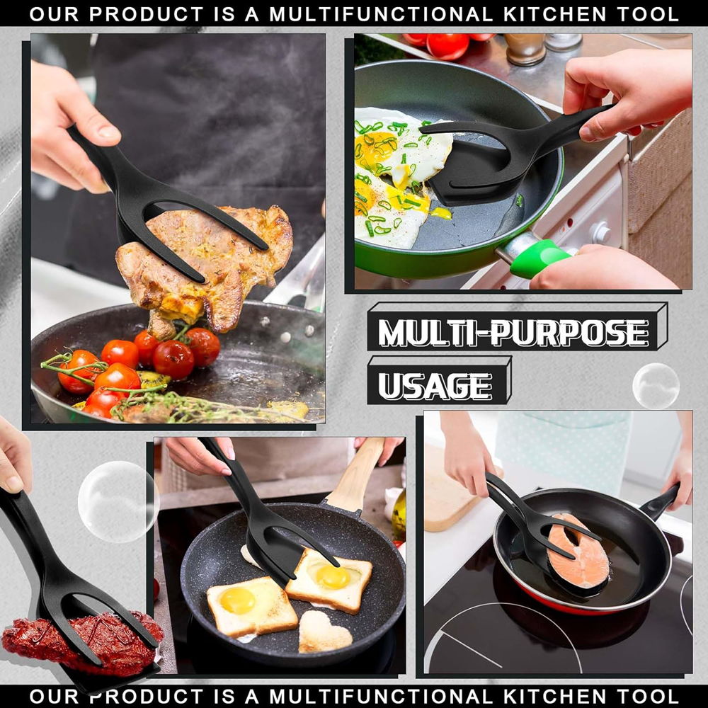 2 in 1 Grip Flip Spatula Clamp - Home Cooking Supplies のレビューと価格