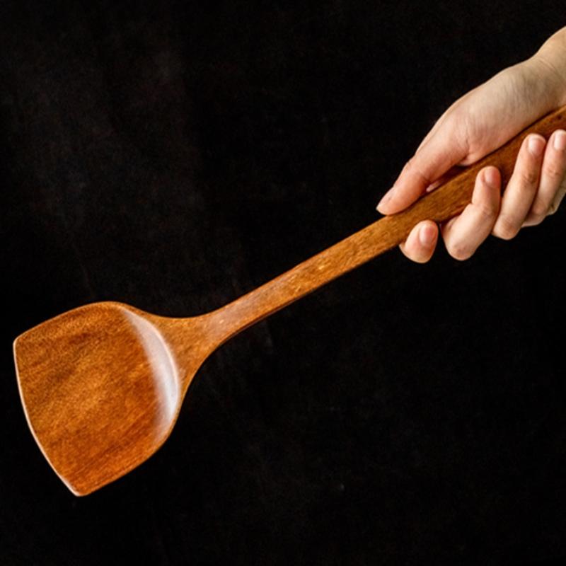 Wooden Spatula Long Handle Hea - Home Cooking Supplies のレビューと価格