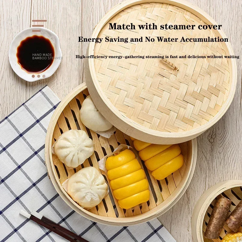 1/2/3 Layer Bamboo Steamer Wit - Steamer Bamboo Set のレビューと価格