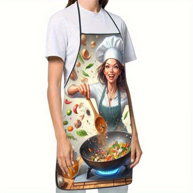 Vegetable Cooking Print Apron, - Home Cooking Chef のレビューと価格