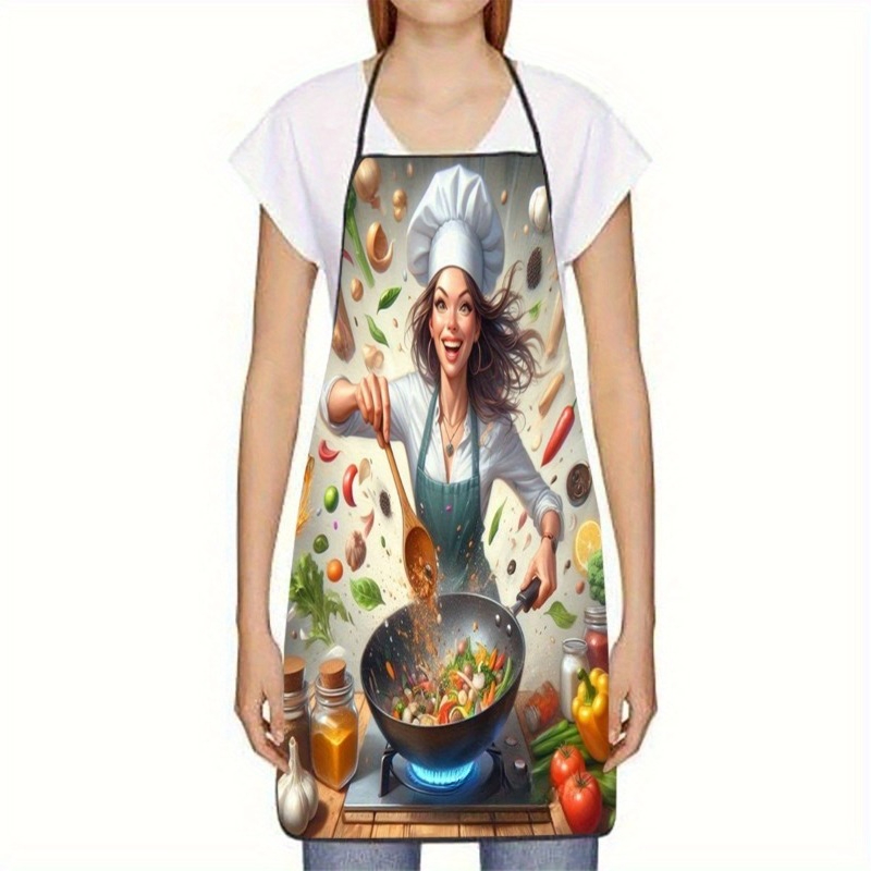 Vegetable Cooking Print Apron, - Home Cooking Chef のレビューと価格