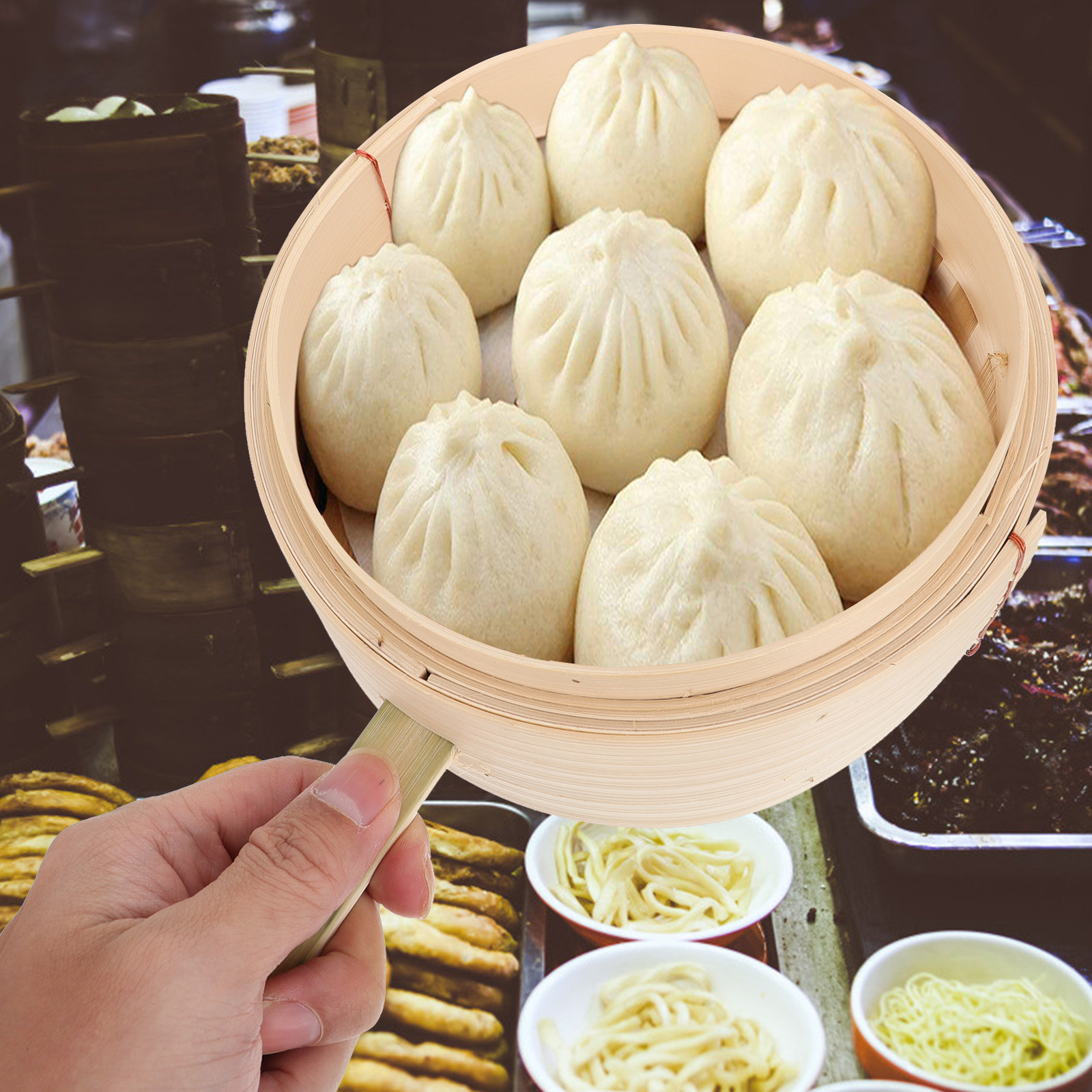 Bamboo Steamer Set Premium Kit - Steamer Bamboo Set のレビューと価格