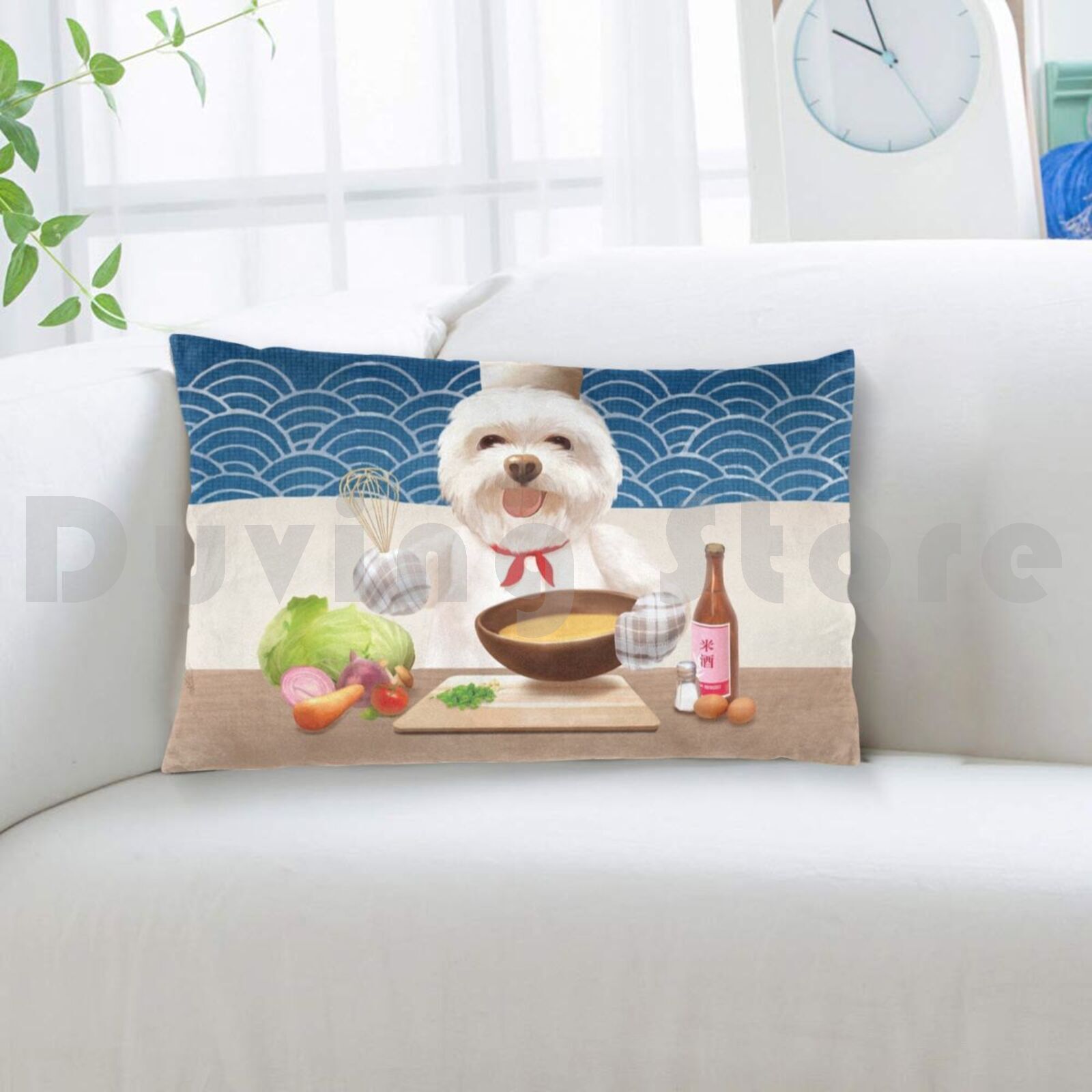 Little Chef Pillow Case Printe - Home Cooking For Dogs のレビューと価格