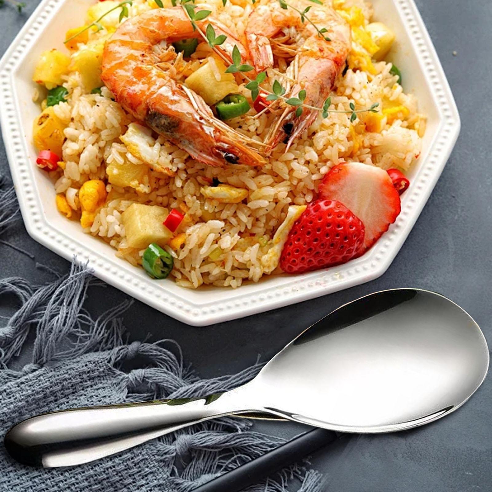 Stainless Steel Rice Spoon Pad - Home Cooking Supplies のレビューと価格
