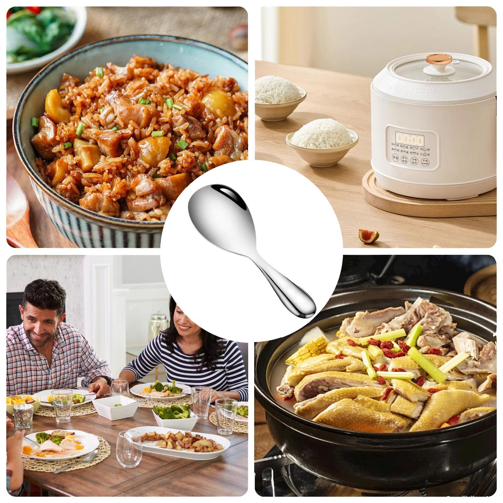 Stainless Steel Rice Spoon Pad - Home Cooking Supplies のレビューと価格