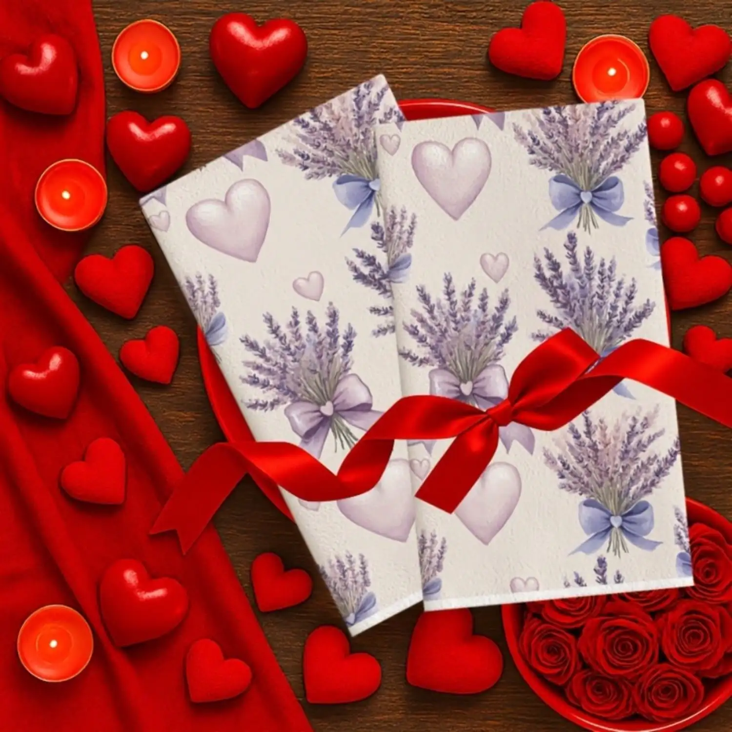 2pcs Valentine's Day Lavender  - Home Cooking Supplies のレビューと価格