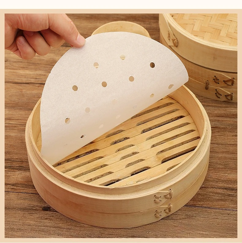 100Pcs Food Grade Disposable S - Steamer Bamboo Set のレビューと価格