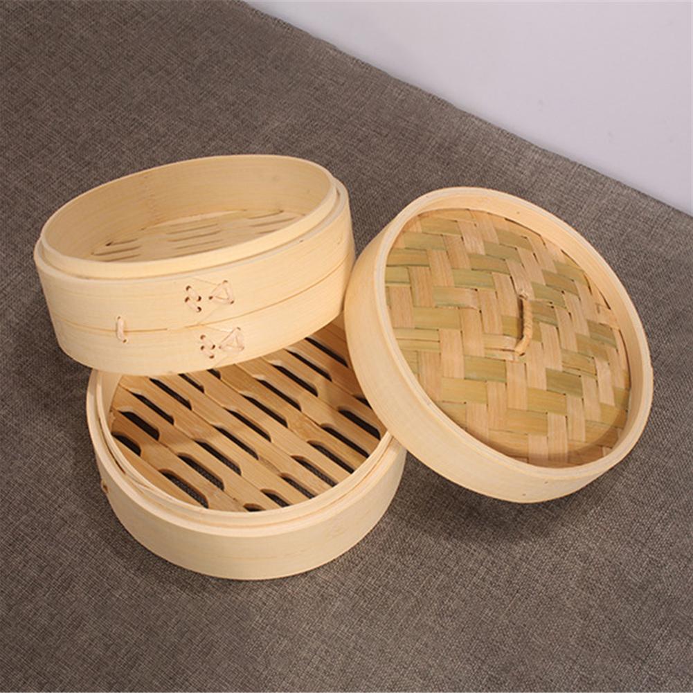 Bamboo Steamer Home Wooden Bam - Steamer Bamboo Set のレビューと価格