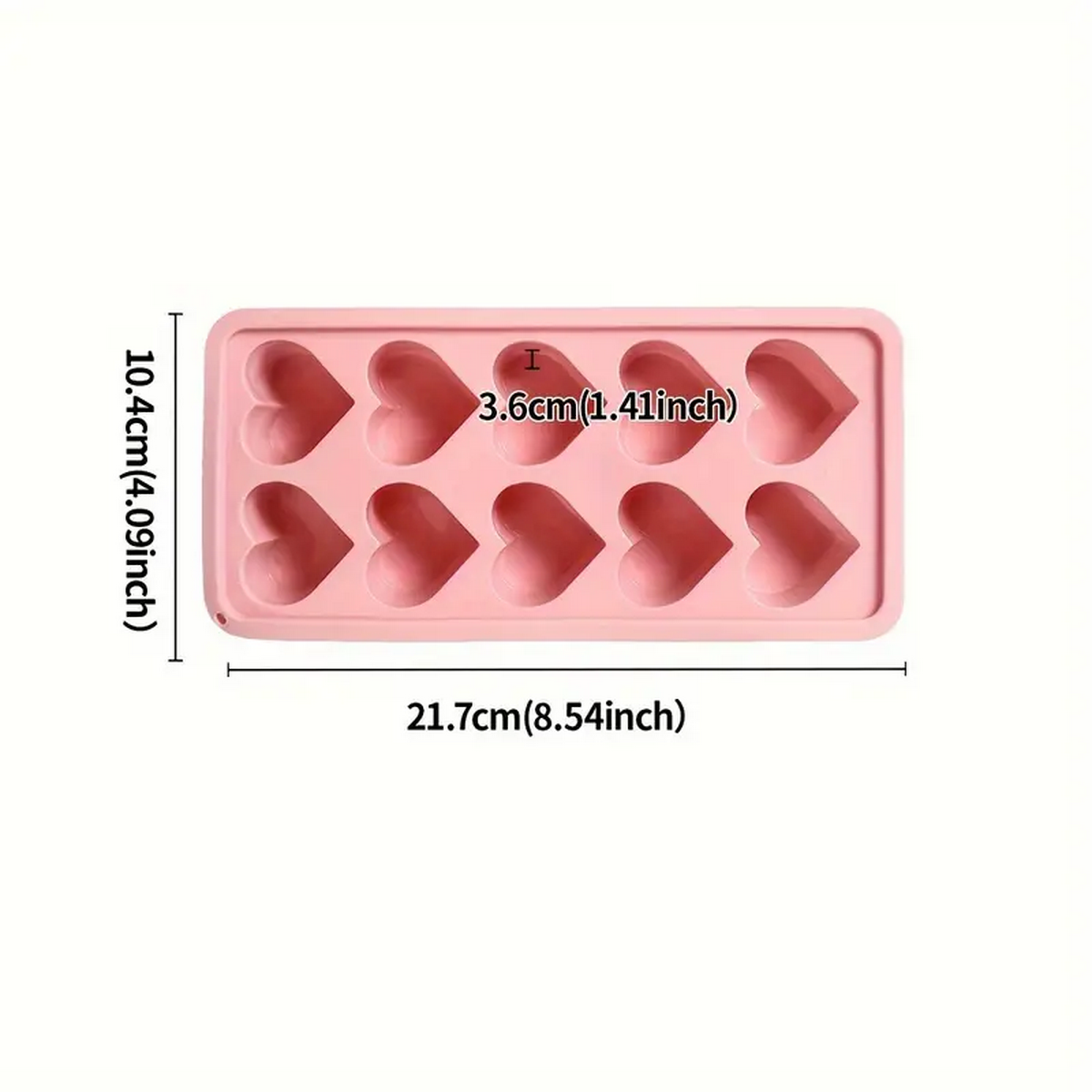 10-Grid Heart-Shaped Silicone  - Home Cooking Appliances のレビューと価格