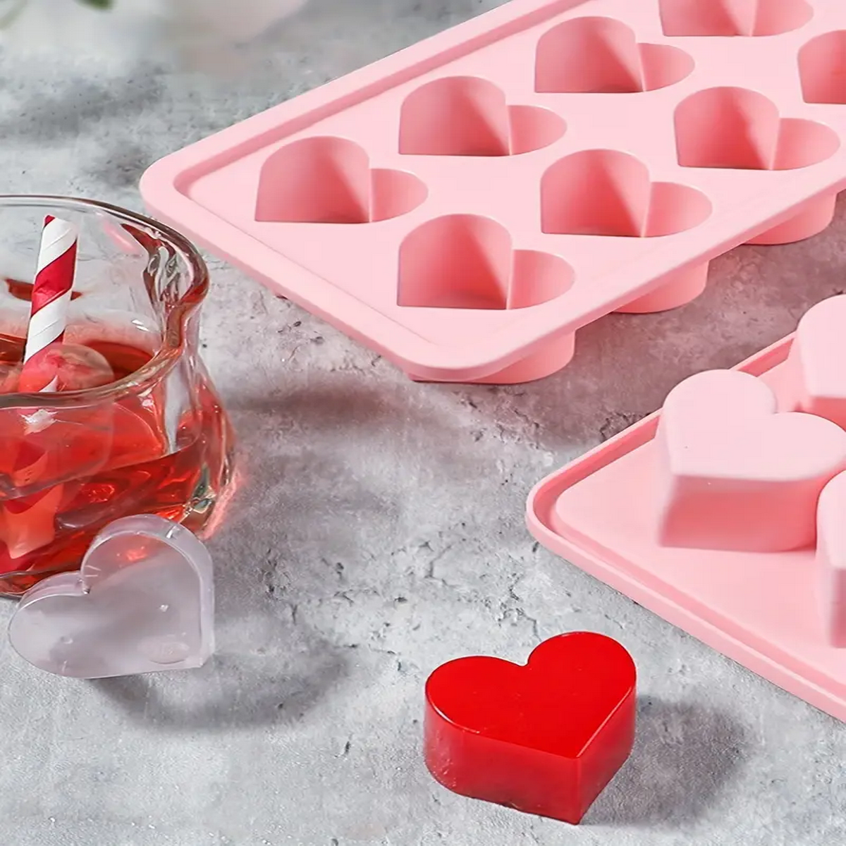 10-Grid Heart-Shaped Silicone  - Home Cooking Appliances のレビューと価格