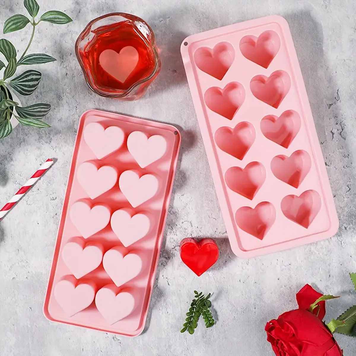 10-Grid Heart-Shaped Silicone  - Home Cooking Appliances のレビューと価格